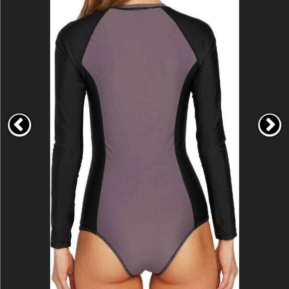 Volcom Simply Solid Bodysuit One Piece Swimsuit - Picture 4 of 4
